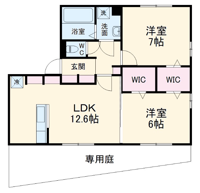 Maison Verteの間取り