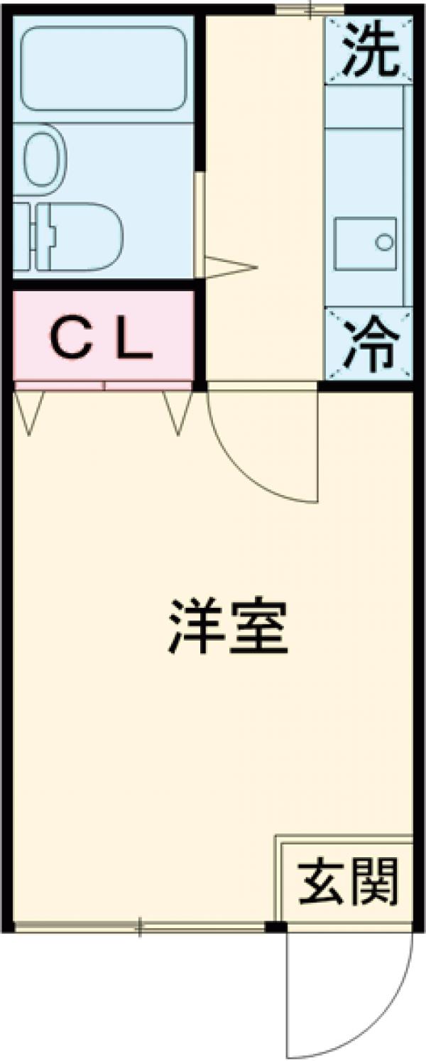 ヴィラ国立の間取り