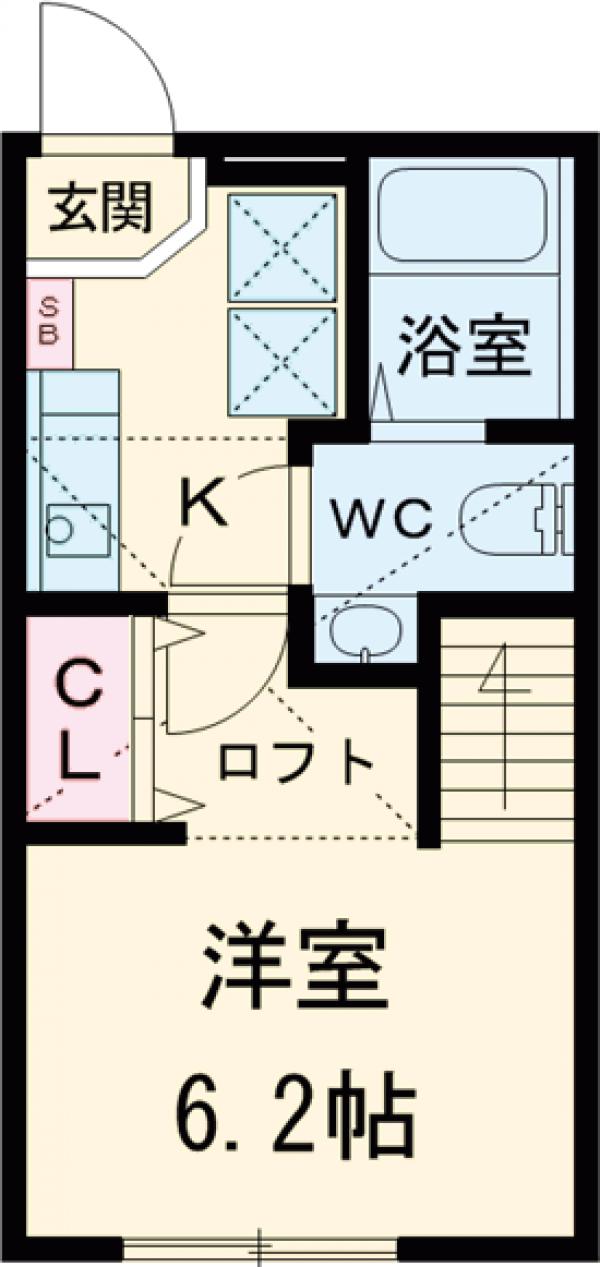 サザンコート相模大野の間取り
