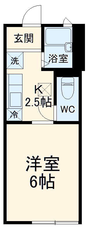 カメリアハウスの間取り