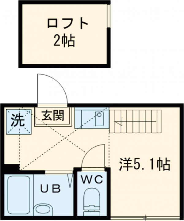 マーベラス国分寺内藤Ⅱの間取り