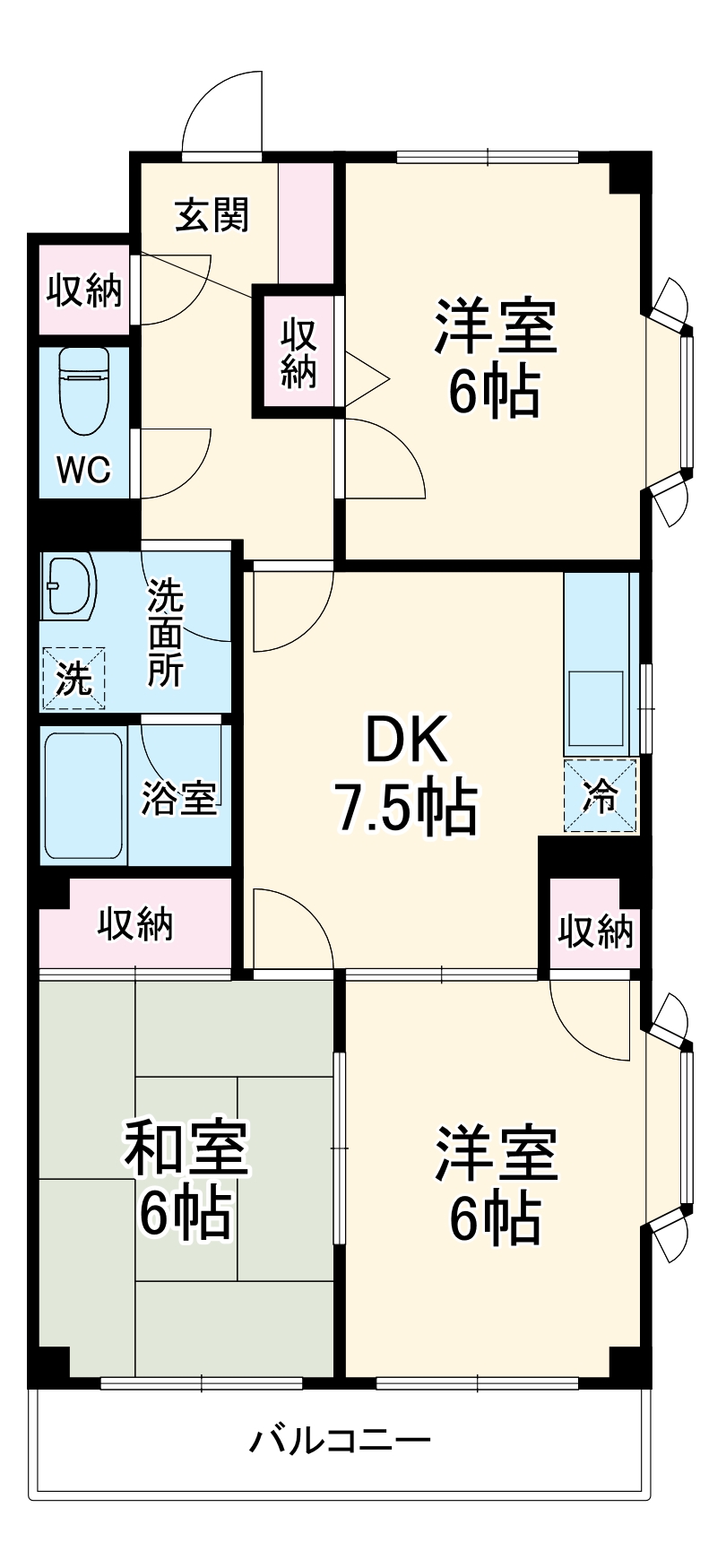 ファインファースト久地の間取り