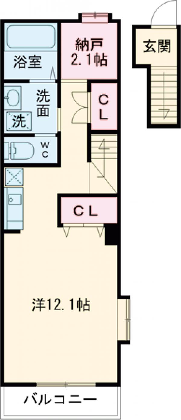 カーサビアンカの間取り