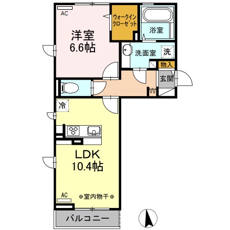 チェストK5の間取り