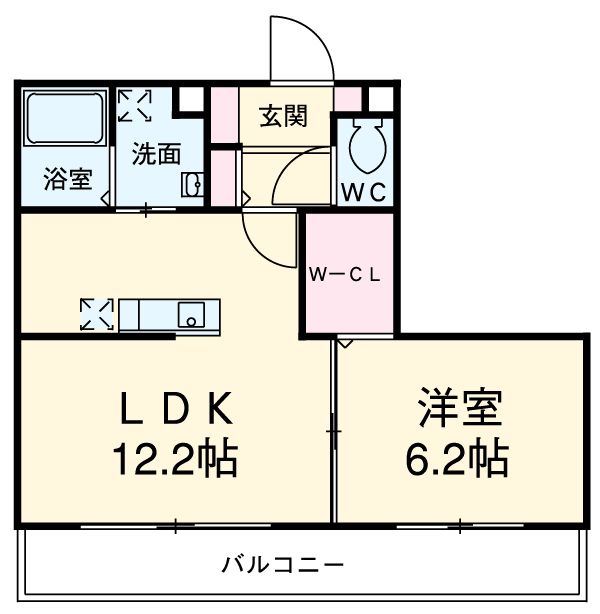 Richesse Dwell 溝の口の間取り