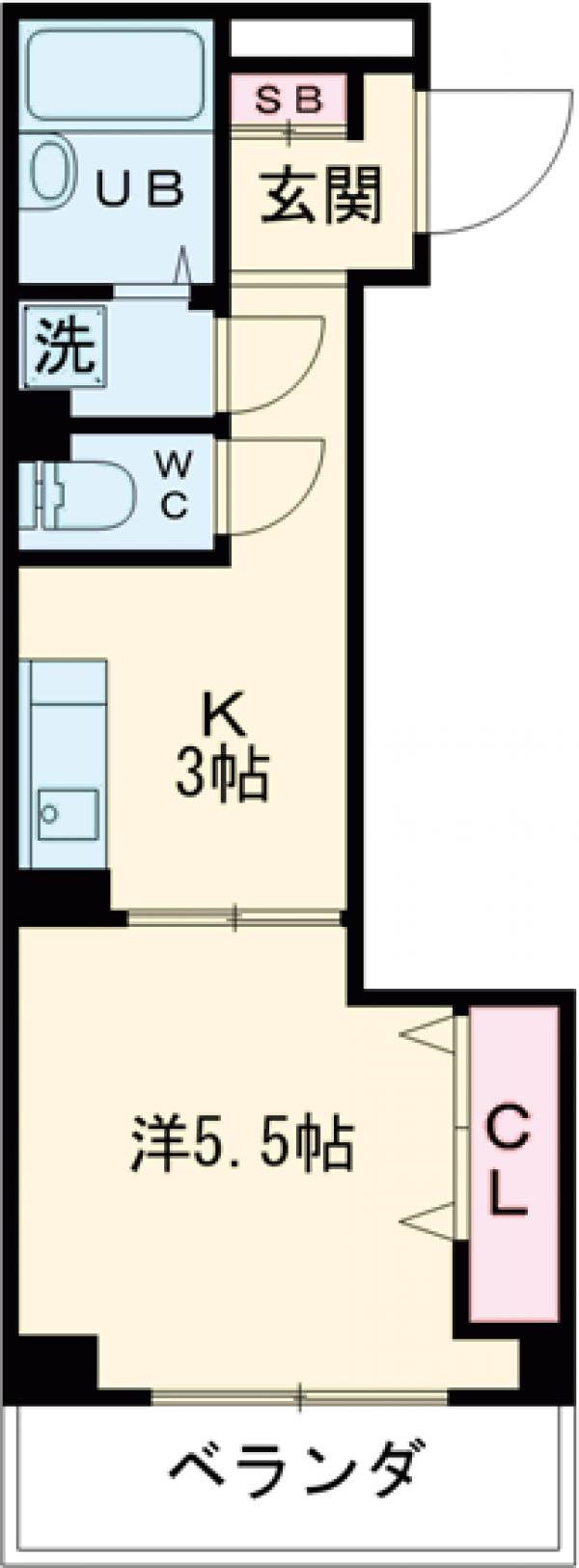 宮田ビル・201号室の間取り