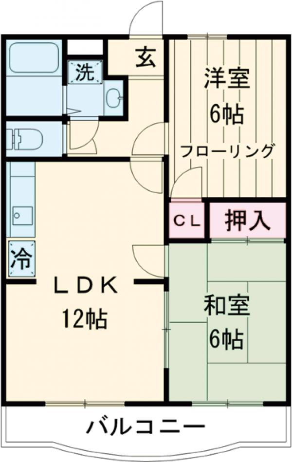 エイコ―Ⅱの間取り