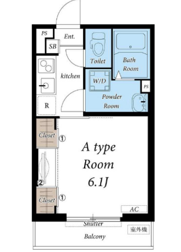 リブリ・サイワイセブンの間取り