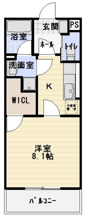 サンビレッヂαの間取り
