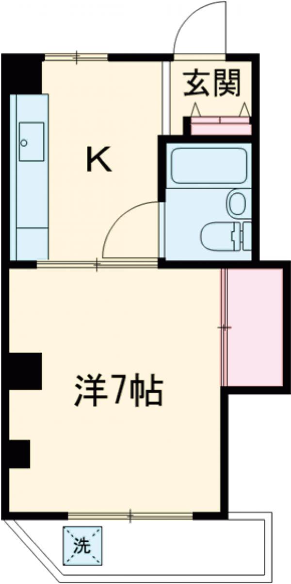 市村マンションの間取り