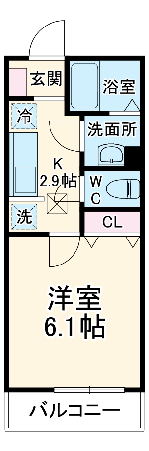 フィカーサ弥生の間取り