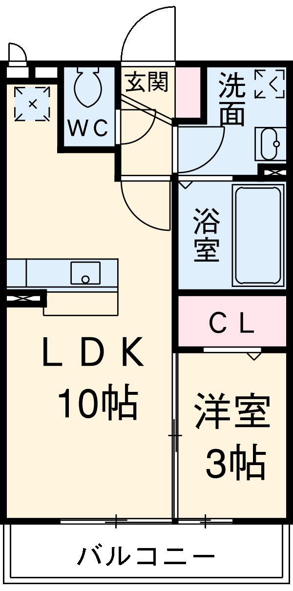 フォレスタ22の間取り