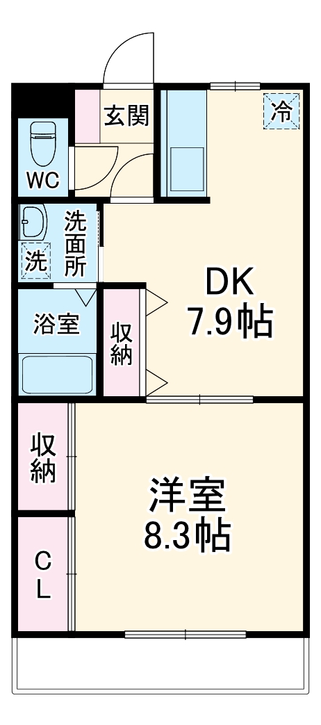 パティオ三田の間取り
