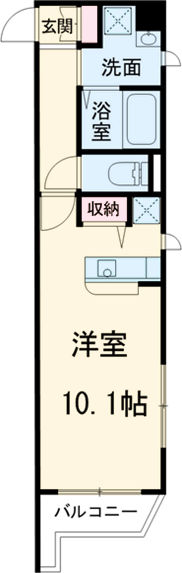 レジス立川曙町の間取り