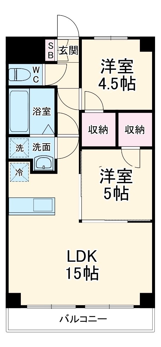 テルプシコレ東村山の間取り