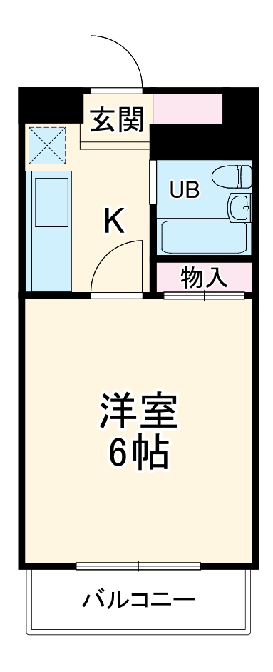 アビタシオン根岸Ⅱの間取り