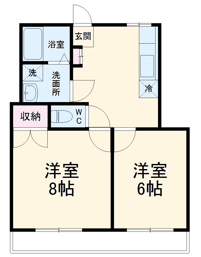 ヴェルアージュの間取り