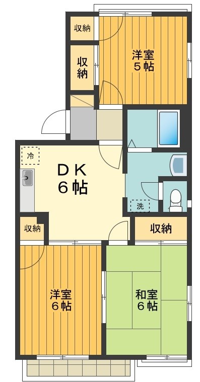 サンモール・エスの間取り