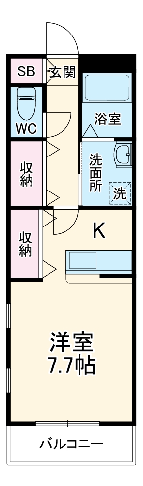 アルソーレの間取り