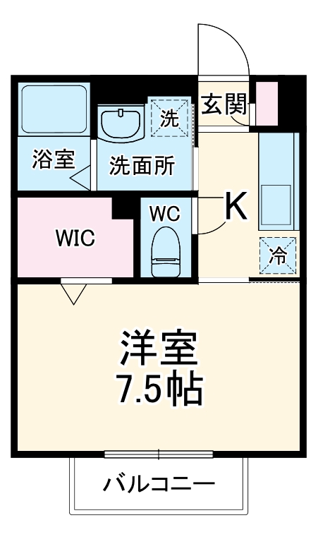 アムールSTの間取り