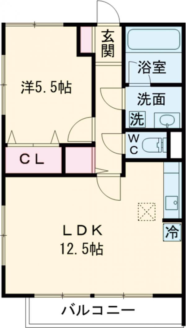 コモレビ大蔵E棟の間取り