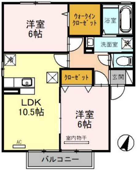マインフォレストの間取り
