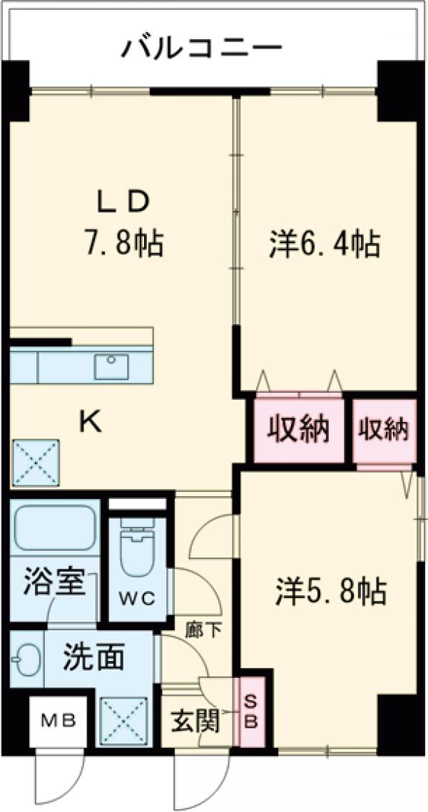 パルテンザの間取り