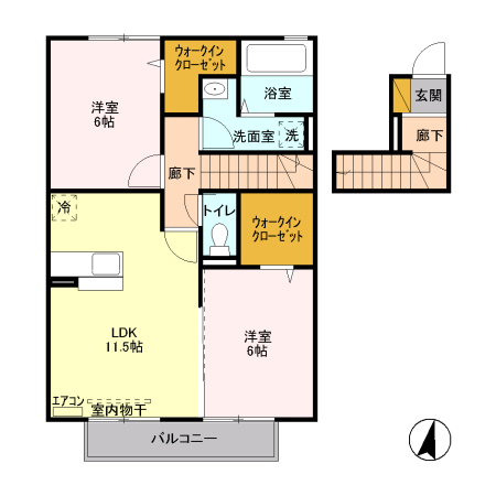 サンボナールAの間取り