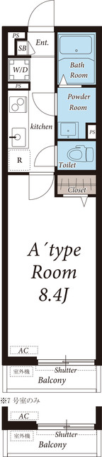 東町の完工年月(2020年3月)築の賃貸マンションの間取り