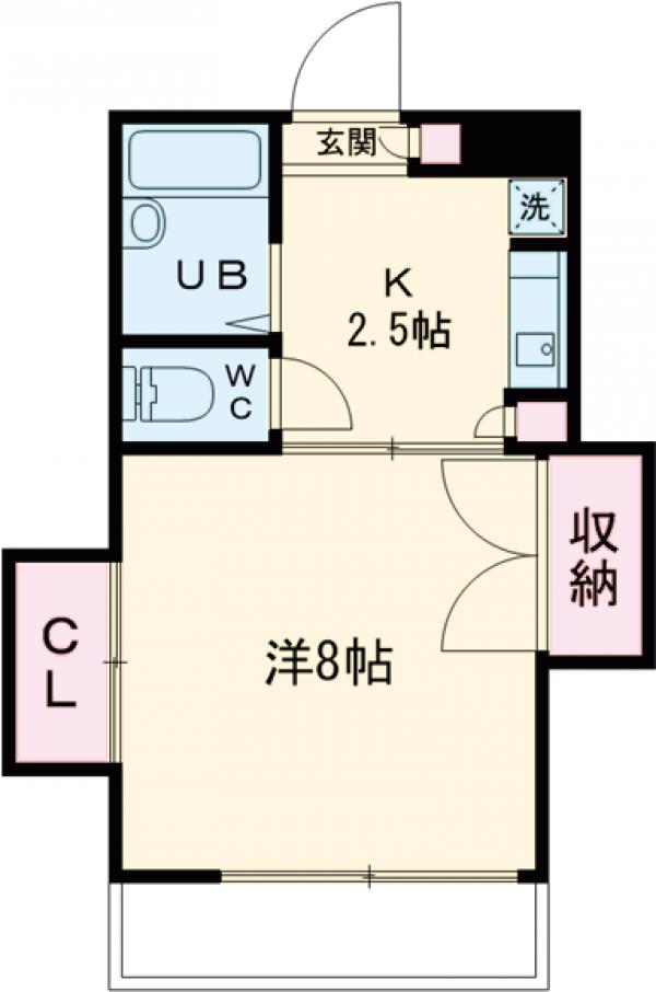 アルスビレッジ・101号室の間取り