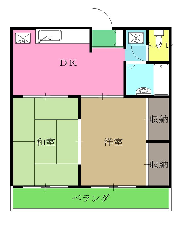 エステートモリヤの間取り