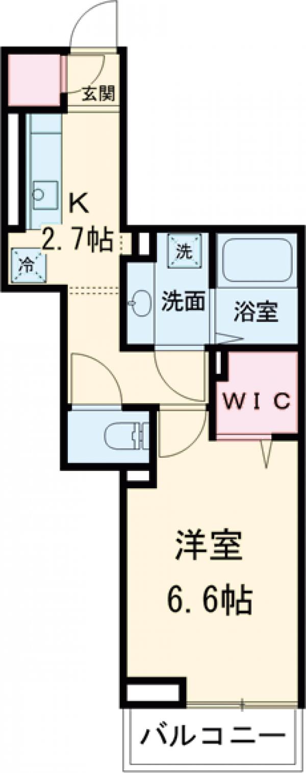 パレス国立の間取り
