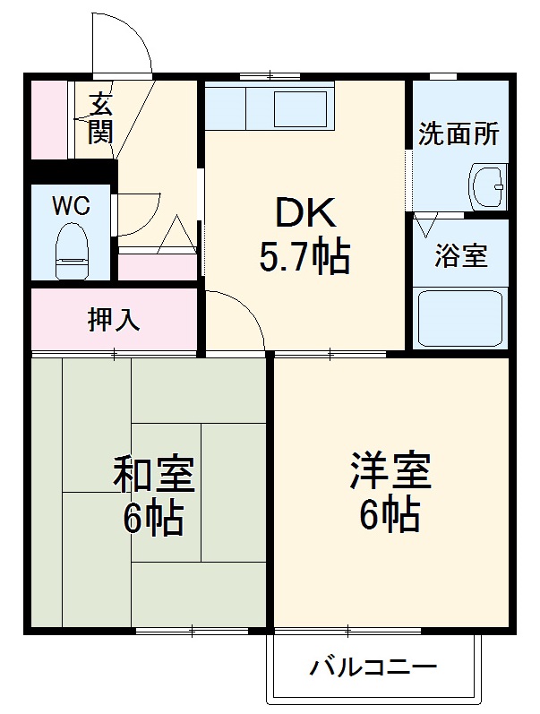 シティーメゾンふるきⅢの間取り