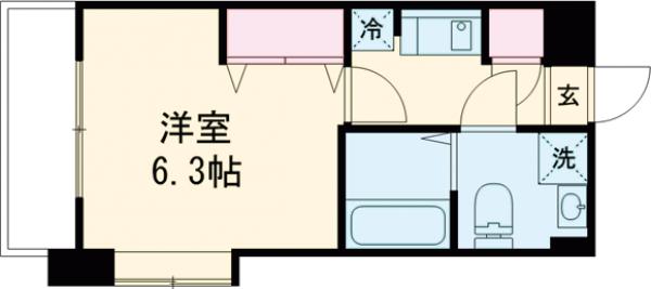レスポワール・多摩川の間取り