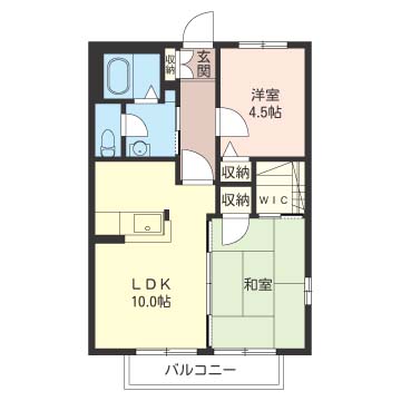 シンコーハイツの間取り