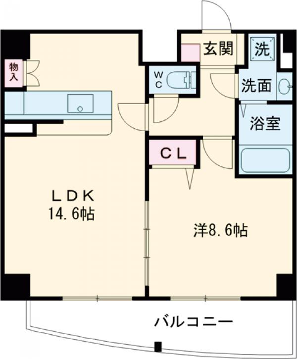 セゾンドミキの間取り