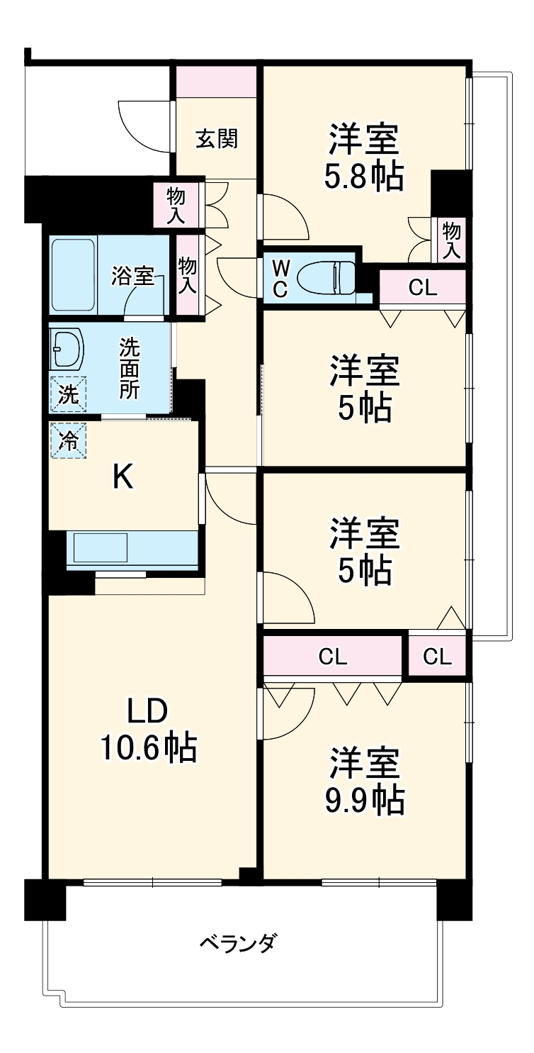 サザントゥリーⅡの間取り