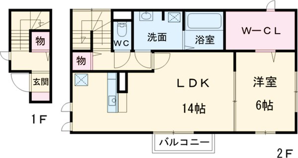 グリーンハイツの間取り