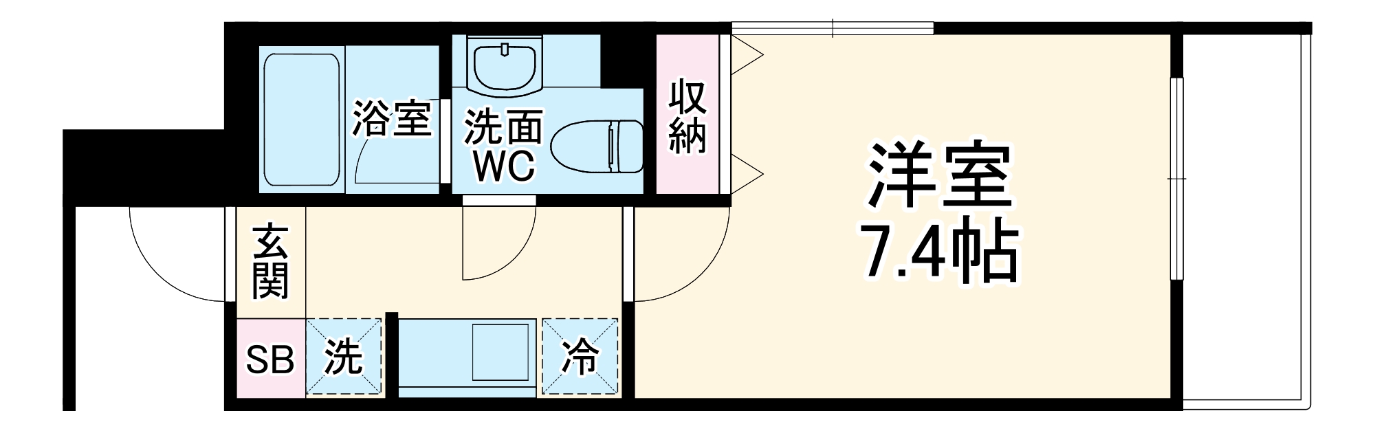 ティアラ荏田の間取り
