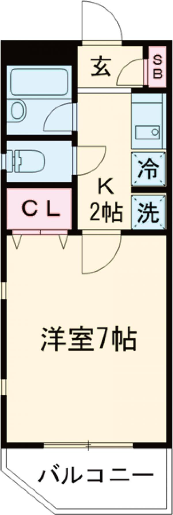 東長沼の完工年月(2007年2月)築の賃貸アパートの間取り
