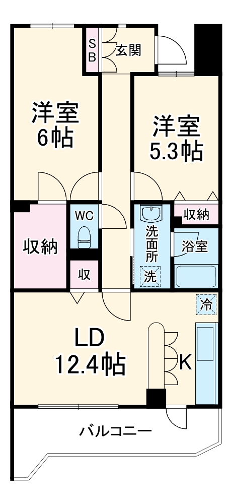 グランドヒルズ梶ケ谷の間取り