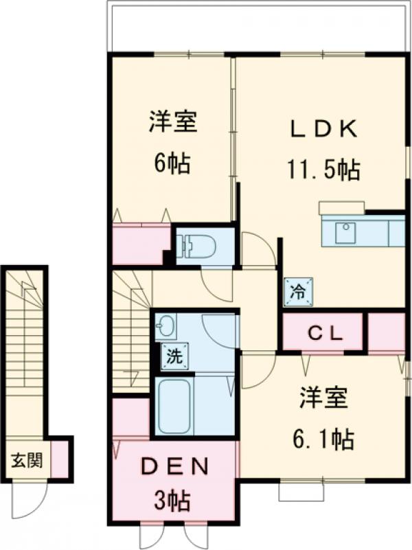 カーサアベリアの間取り