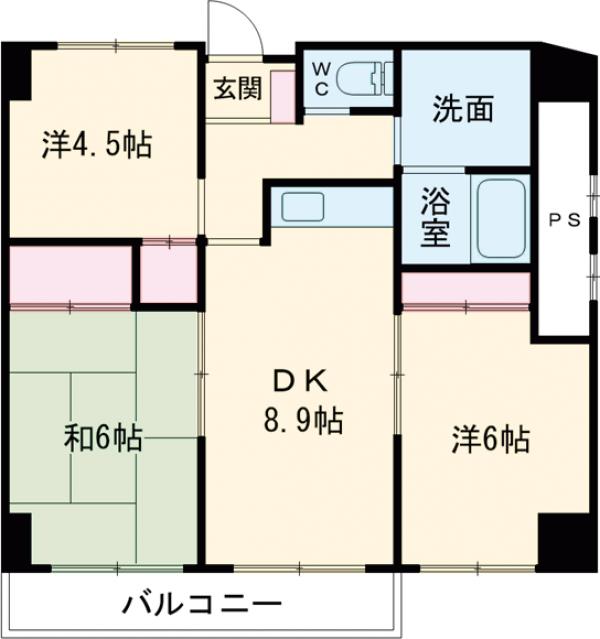 サンスクエアビルの間取り