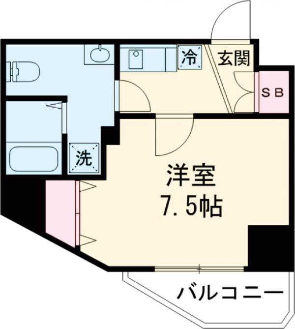 ハーモニーレジデンス府中の杜の間取り
