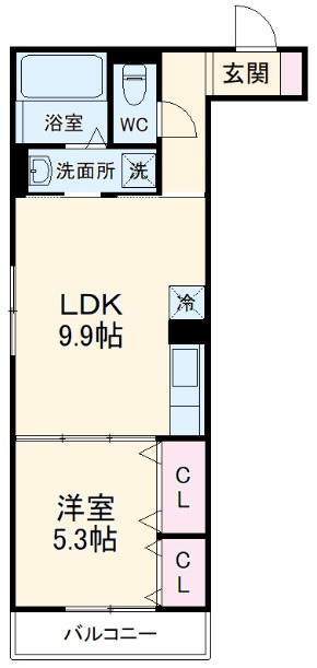 ヴィーブルS武蔵新城の間取り