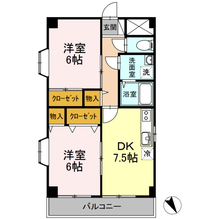 シャイニーヒルの間取り