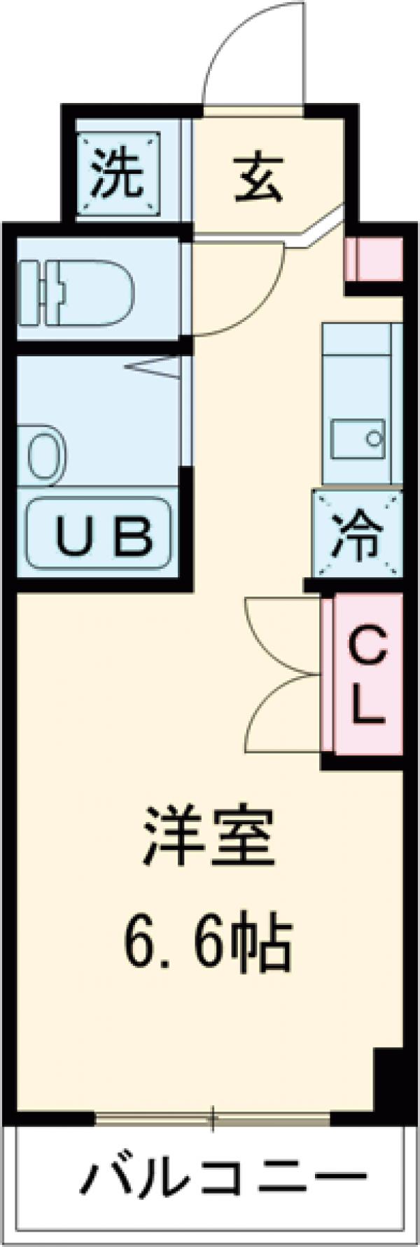 国領町の完工年月(2002年5月)築の賃貸マンションの間取り