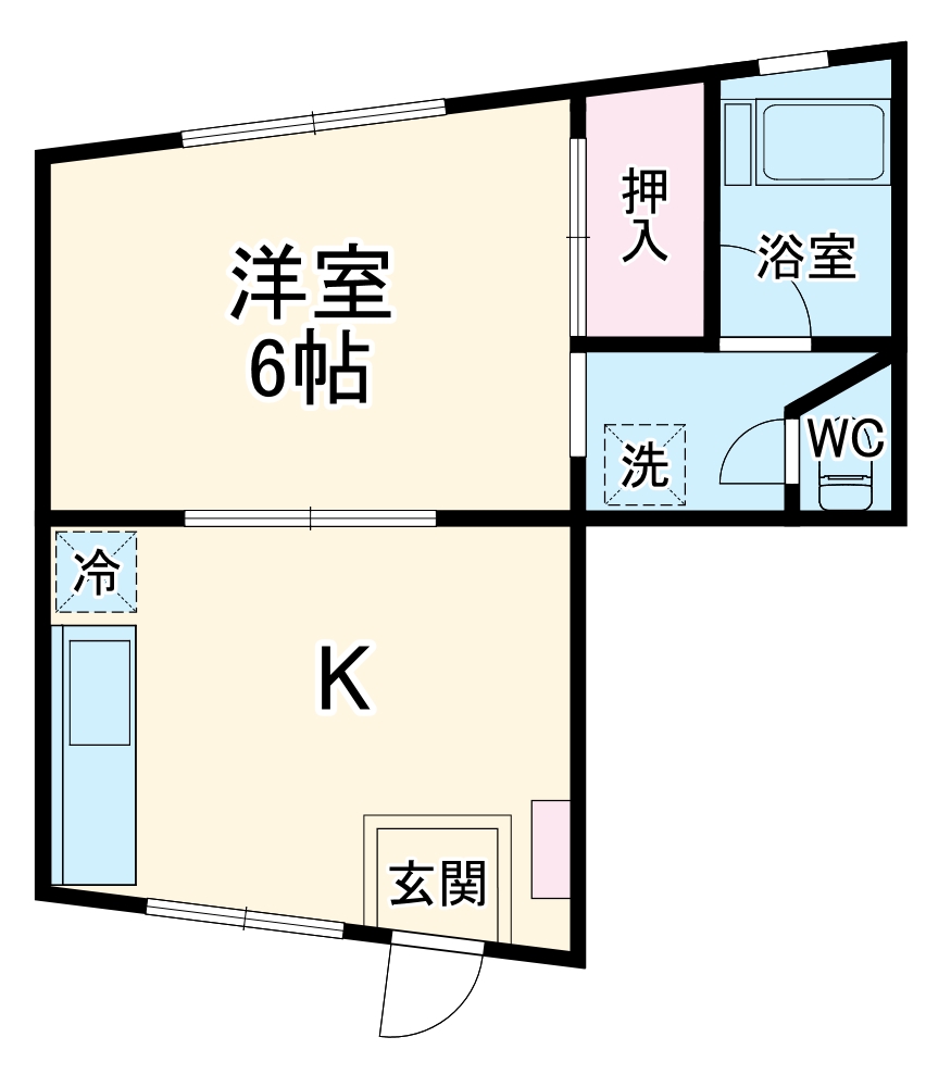 ハイツコシミズの間取り
