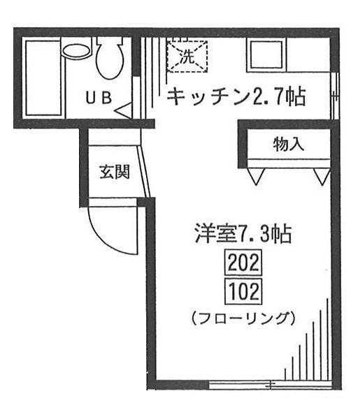 コモンズ阿佐ヶ谷の間取り