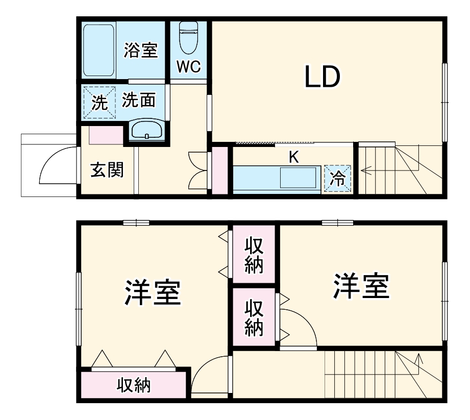 フラワーメゾンの間取り